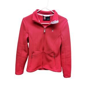 Womens Spyder Coral Core Zip Front Jackeet M